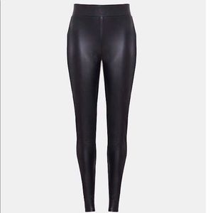 Loft faux leather leggings